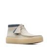 Wallabee Cup Boot  White Nubuck